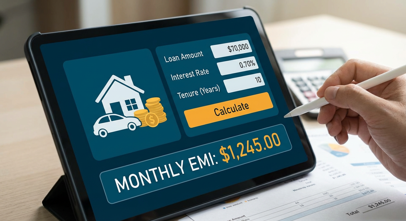 Customer at retail counter